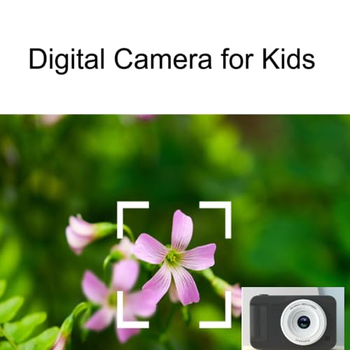 SNAPPSY Digital Camera HD Dual-Camera with Periscope Lens, 8MP CMOS, Manual Control, Lithium Battery, TF Card Slot Plastic Build, Black, Silver, Pink, White, Grey, Ideal for Kids & Students - Image 5