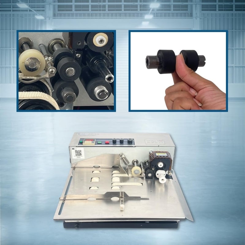 Smartpack Feeding Sub Roller for Stamping of High-Speed Batch Coding Machine’s Spare Parts | High-Speed Batch Coding Machine Accessories | Batch Coding Machine Roller Replacement | Pack of 1 - Image 3