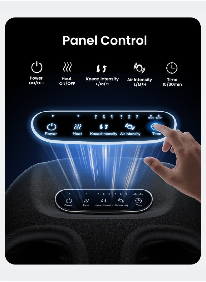 RENPHO RENPHO Portable Foot Massager with Heat for Plantar Fasciitis, Shiatsu 3D Kneading, Compression, Remote Control, Electric Feet Massager Fits Size Up to 10.5, Gifts for Men Women  - Image 2