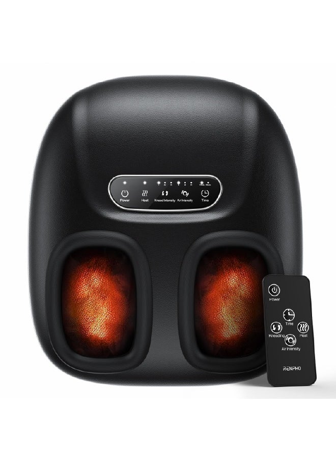 RENPHO RENPHO Portable Foot Massager with Heat for Plantar Fasciitis, Shiatsu 3D Kneading, Compression, Remote Control, Electric Feet Massager Fits Size Up to 10.5, Gifts for Men Women  - Image 1