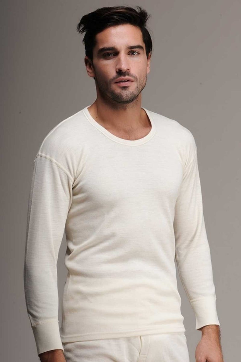Hasyün Men's Top Underwear Long Sleeve Superwash 