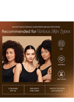Makari Makari Moisturizing Sunscreen SPF 50 (5.1 fl oz) | Broad Spectrum UVA & UVB Sunblock with Beeswax | Anti-Aging Sunscreen for Face and Body | Lightweight Face Sunscreen Lotion with SPF  - Image 4