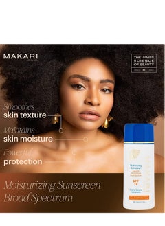 Makari Makari Moisturizing Sunscreen SPF 50 (5.1 fl oz) | Broad Spectrum UVA & UVB Sunblock with Beeswax | Anti-Aging Sunscreen for Face and Body | Lightweight Face Sunscreen Lotion with SPF  - Image 3