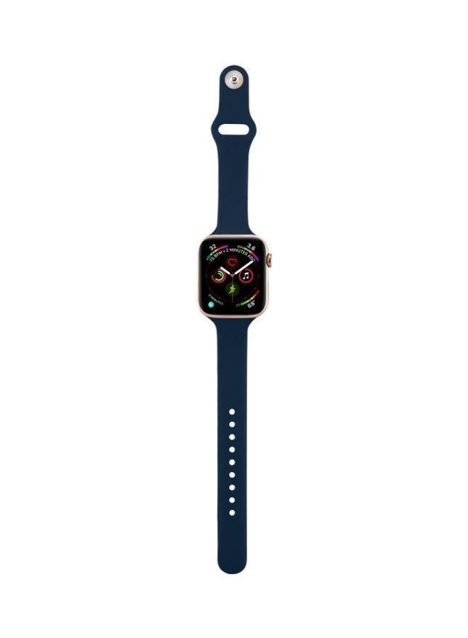 NIBEMINENT Replacement Watchband For Apple Watch Dark Blue - Image 1