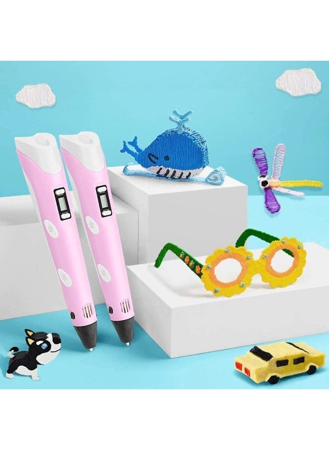 ShebSheb 3D Printing Pen,3D Drawing Pen with PLA Filaments LED Display for Kids,Adults,Model Making  - Image 5