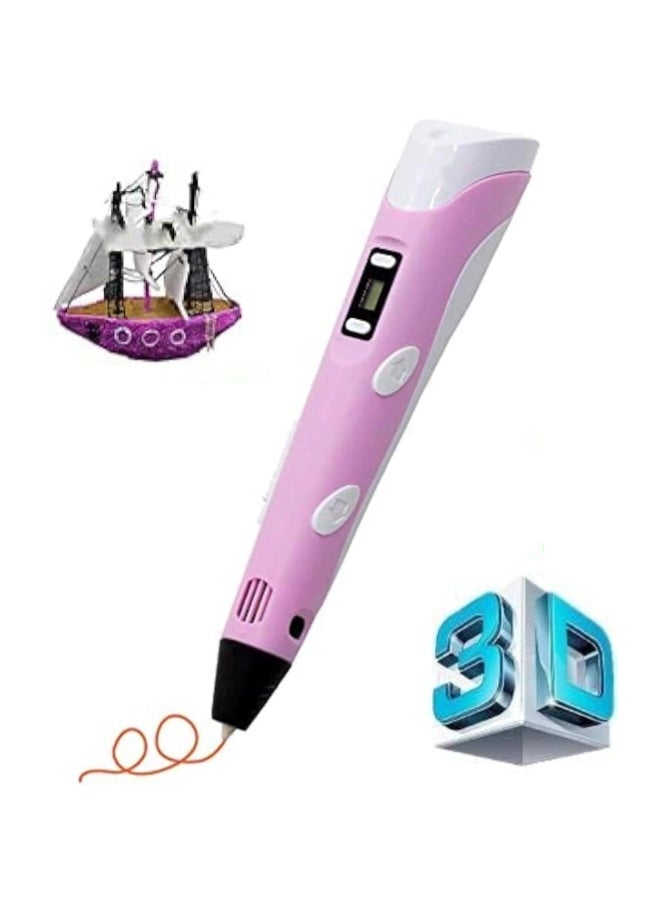 ShebSheb 3D Printing Pen,3D Drawing Pen with PLA Filaments LED Display for Kids,Adults,Model Making  - Image 1