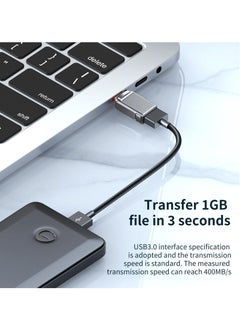 SYOSI USB C to USB Adapter 2 Pack,Type C Thunderbolt 4 OTG Converter,USB C Male to USB A 3.0 Female Adapter for iPhone 15,MacBook Pro Air,iPad,Galaxy S23,Other Type C or Thunderbolt Devices  - Image 3