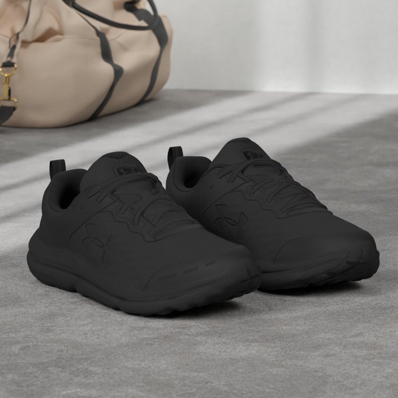 Under Armour Men's Charged Assert 10, (004) Black/Black/Black, 10.5, US - Image 2