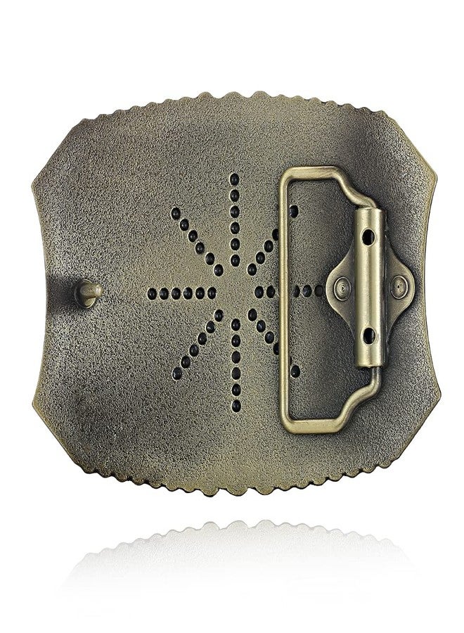 KDG Western Cowboy Belt Buckle Vintage Prayer Praying Pattern Fashion Novel Belt Buckle for Men Women - Image 4
