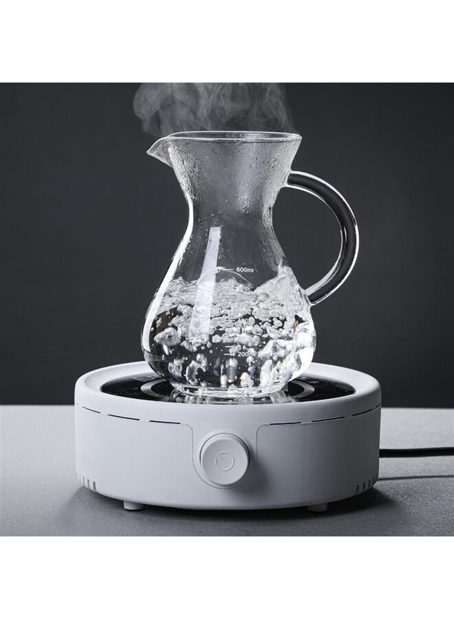 يُسلِّم ماكينة تحضير القهوة بالتنقيط - بدون ورق، محمولة، مجموعة تحضير القهوة بالتنقيط مع إبريق زجاجي وفلتر شبكي من الفولاذ المقاوم للصدأ، سعة 800/600 مل (شفافة) - Image 5