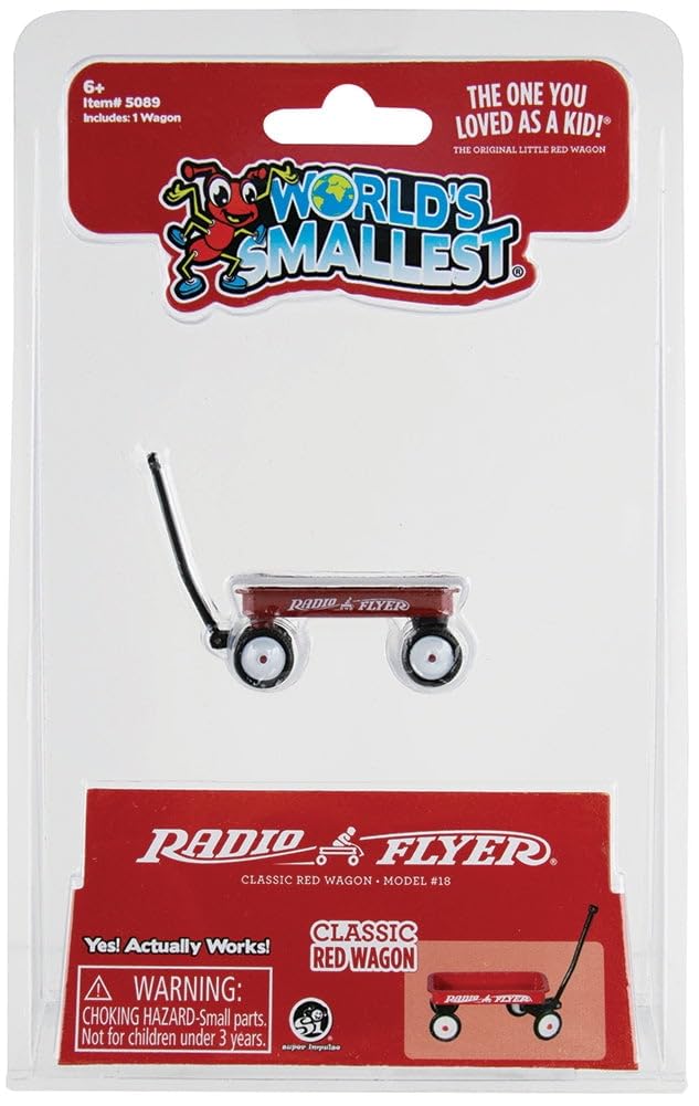 Worlds Smallest World's Smallest Radio Flyer Classic Red Wagon - Image 1