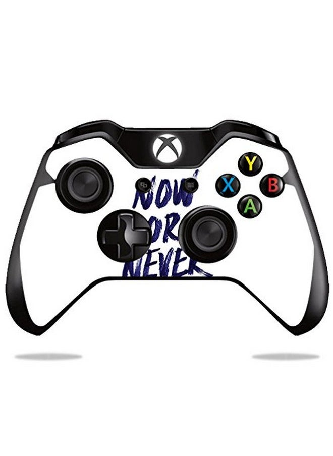 Mightyskins Skin Compatible With Microsoft Xbox One Or One S Controller Now Or Never | Protective, Durable, And Unique Vinyl Wrap Cover | Easy To Apply, Remove, And Change Styles | Made In The Usa