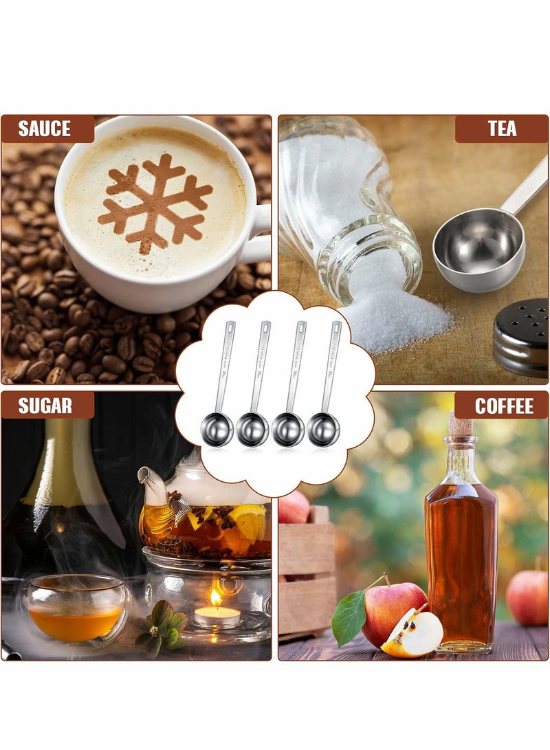 NIBEMINENT Tablespoon Coffee Scoop, Stainless Steel, Long Handle Measuring Spoon, 30ml Two Tbsp Capacity, Restaurant, Cafe or Home Use  - Image 5