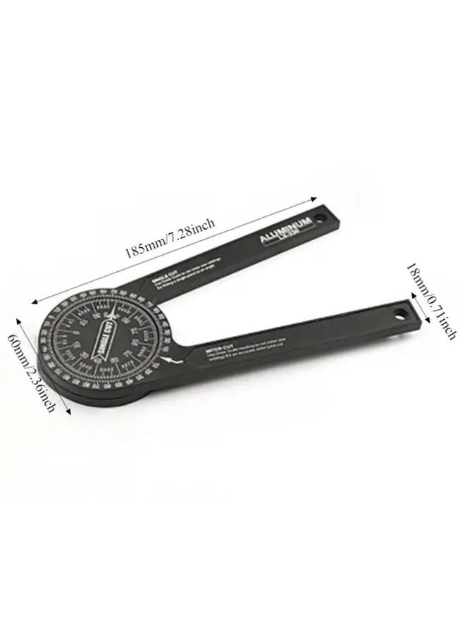 2025 Upgraded 360 Degree Protractor Angle Square Aluminum Alloy Woodworking Tools - Image 4