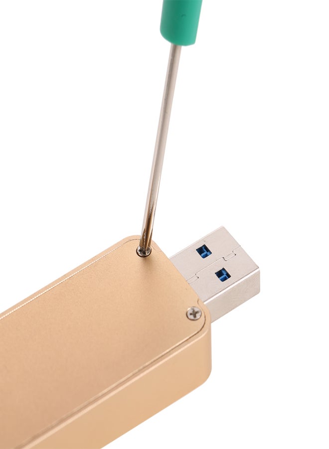 NGFF M.2 to USB 3.0 SSD Enclosure Adapter Storage Case for M2 SATA-Based B Key SSD Applicable to 2230 / 2242 / 2260 / 2280 mm - Image 3