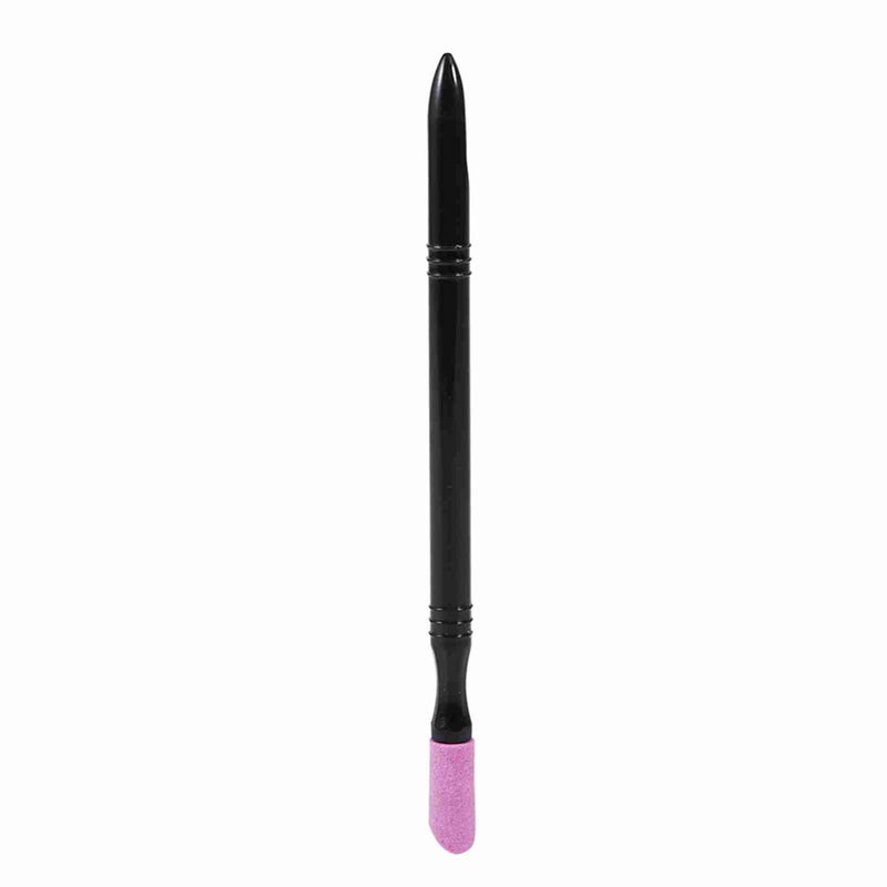 New Nail Art Cuticle Remover Scrub Polish Quartz Pusher Stick Pen Manicure Pedicure Repair Tool - Image 2