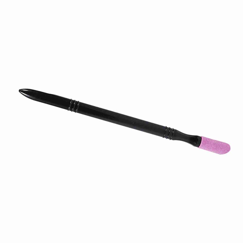 New Nail Art Cuticle Remover Scrub Polish Quartz Pusher Stick Pen Manicure Pedicure Repair Tool - Image 3