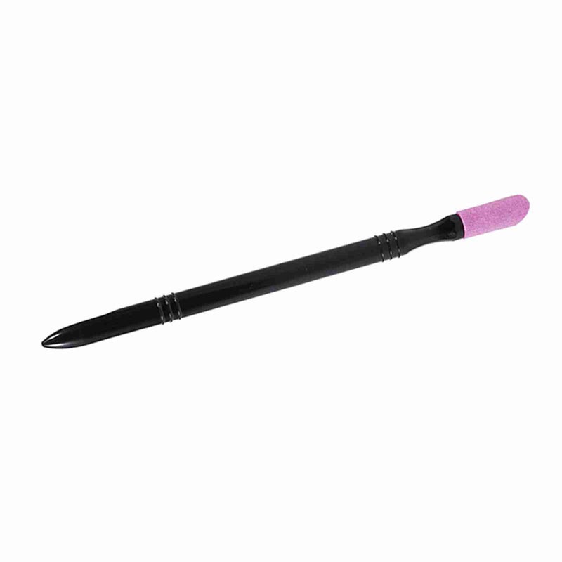 New Nail Art Cuticle Remover Scrub Polish Quartz Pusher Stick Pen Manicure Pedicure Repair Tool - Image 5
