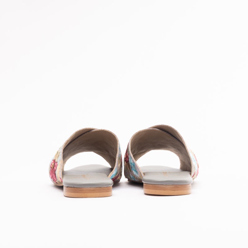 Crystalicious Rose Lace Women Flat Handcrafted by Artisticas Eco-Friendly Elegance with Embroidery All-Day Comfort - Image 5