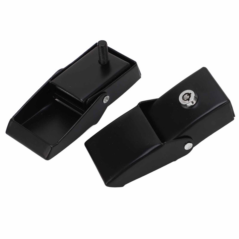 Anti Theft Metal Locking Hood Lock Catch Latches Kit with Keys for Jeep Wrangler JK 2007‑2017 - Image 5