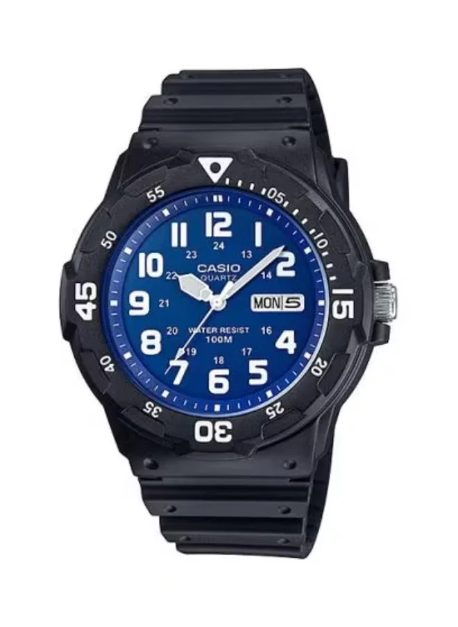 CASIO Men's Analog Display Watch With Black Resin Strap - MRW-200H-2B2VDF