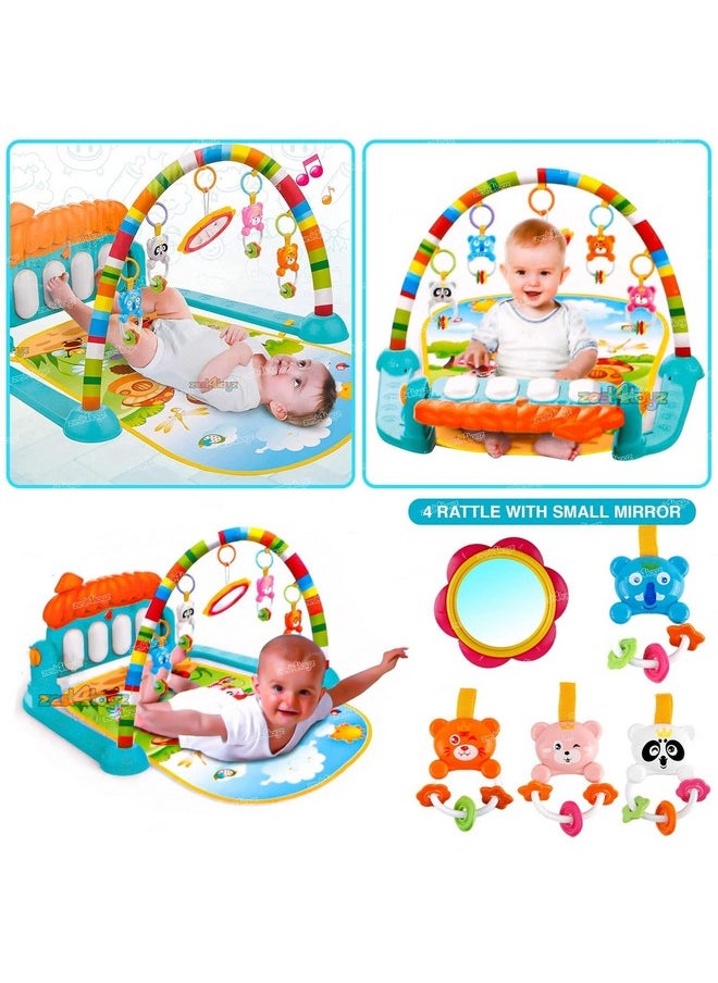 Zest 4 Toyz Baby Play Mat Gym & Fitness Rack with Hanging Rattles Lights & Musical Keyboard Mat Piano Multi-Function (Made in India) - pzsku/ZBB3558E34ED86CFD8BDDZ/45/_/1737806369/311f6dda-95f8-4fe6-acce-d984a10550cd