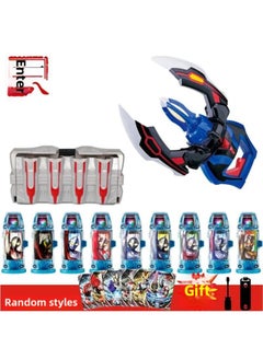 Jade Sublimation Children's Gift Luminous Capsule Jed's Claw Transformator Summoner Package Toy Glasses-Color:9 Capsules + Belt + Jiede's Claw [simulation And Power Delivery
