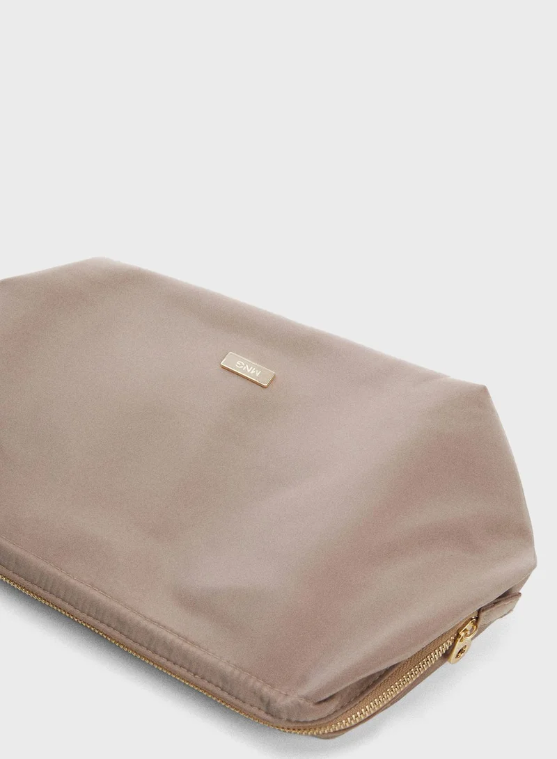 MANGO Tere Zip Around Cosmetic Bag