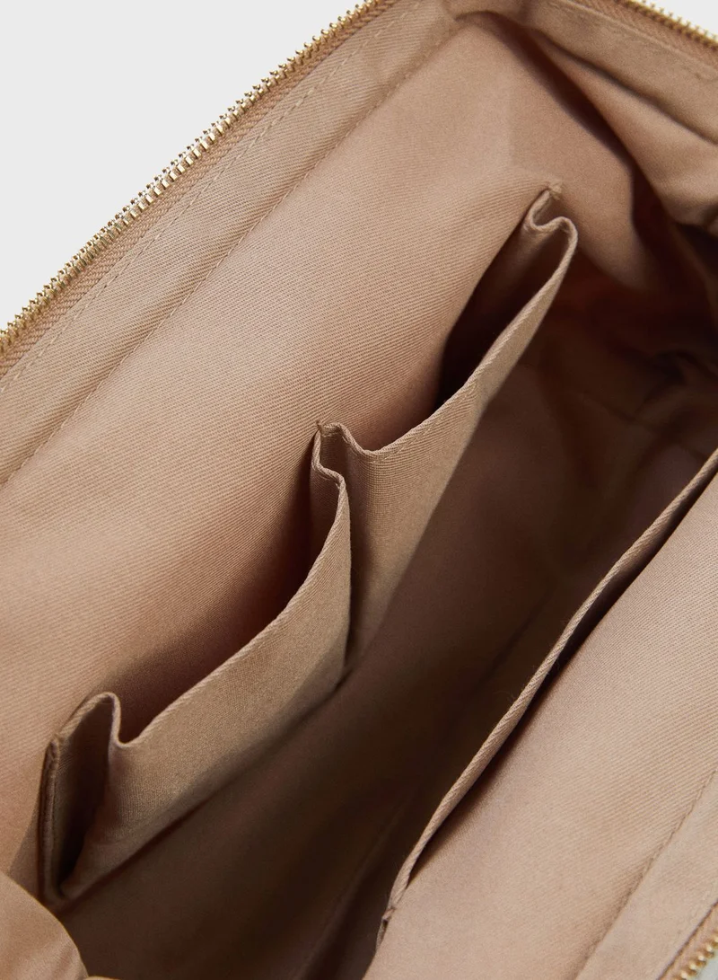 MANGO Tere Zip Around Cosmetic Bag