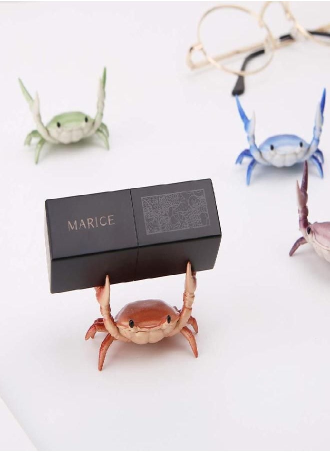 MosBug - MosBug New Japanese Creative Cute Crab Pen Holder Weightlifting Crabs Penholder Bracket Storage Rack Gift Stationery - Image 1