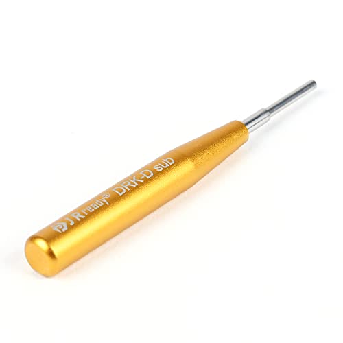 JRready D SUB Connector Pins Removal Tool JRready DRK-D SUB Pins insertion Extraction Tool for TE/AMP/Harting Heavy Duty 5A Han DB Connector Crimp Contacts Extract, ID:0.07,OD: 0.09 - Image 1