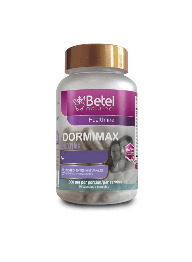 Betel Natural Dormimax Capsules Natural Herbs with Melatonin - 90 Caps - Image 1