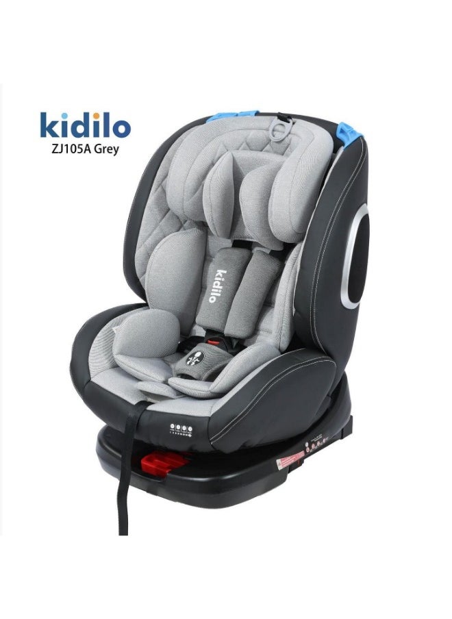 كيديليو - مقعد سيارة يدور 360 درجة مع نظام Isofix، مواجهًا للخلف والأمام، طراز (105A) رصاصى - Image 1