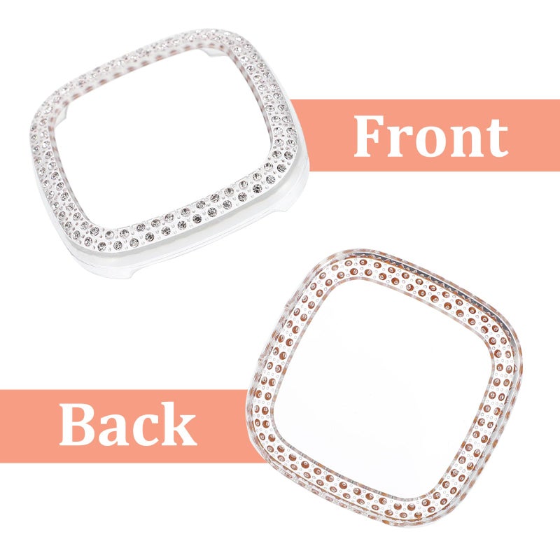 Diamond PC Hollow Frame Smartwatch Protective Case TPU Full Cover Bumper Accessory - Image 4