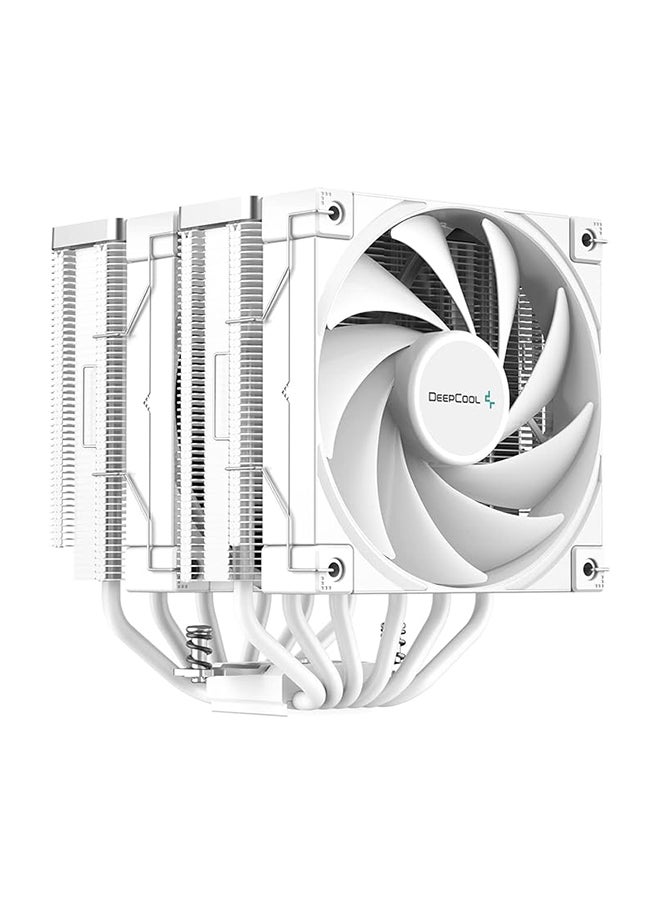 DEEPCOOL AK620 WH مروحة تبريد هواء/مروحة وحدة المعالجة المركزية 120 مم ذات 4 دبابيس PWM (أبيض) - R-AK620-WHNNMT-G-1  - Image 2