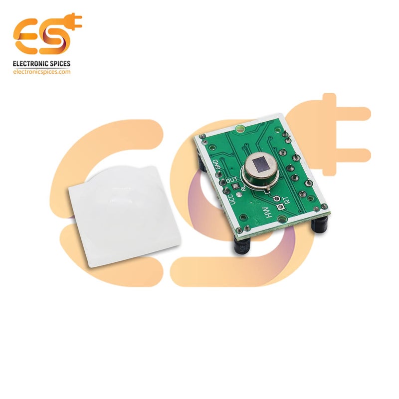 Electronicspices وحدات مستشعر الحركة PIR بالأشعة تحت الحمراء HC-SR501 للميكروكنترولر لمشاريع العلوم الإلكترونية في المدارس (مستشعر الحركة) - Image 3