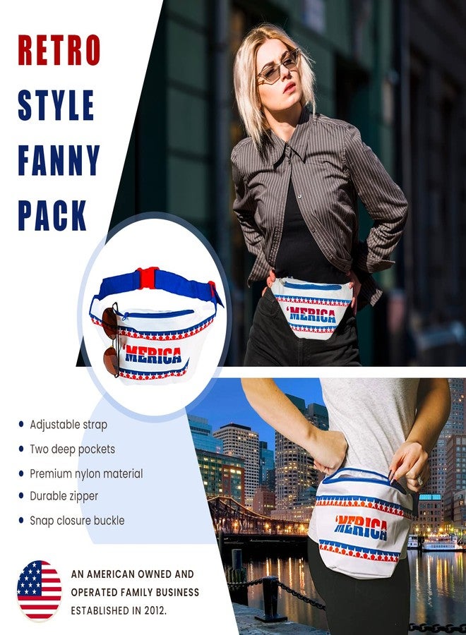 Funny Guy Mugs Merica Fanny Pack - Image 3