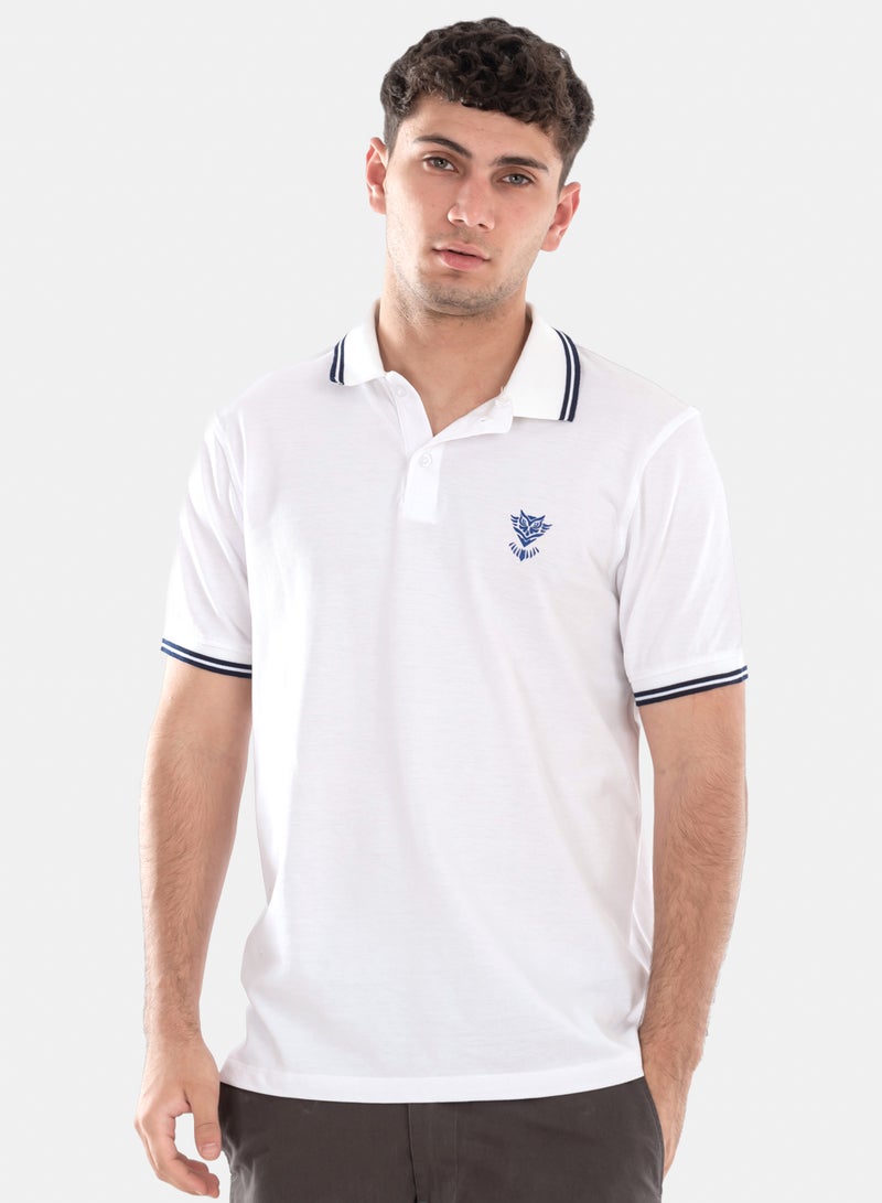 T-shirt POLO (striped) White