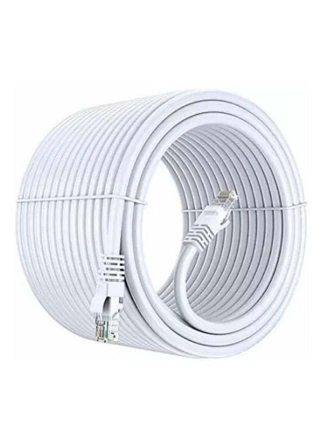 ملبوس كابل إيثرنت Cat 6، كابل Cat6، كابل شبكة LAN للحاسوب، سلك نحاسي كامل، 40 متر - Image 1