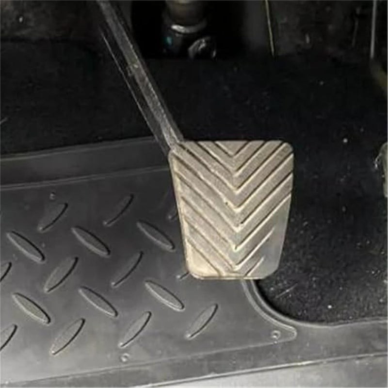 Wivplex Car Brake Clutch Pedal Pad Cover - Black (2 Pieces) - Image 3