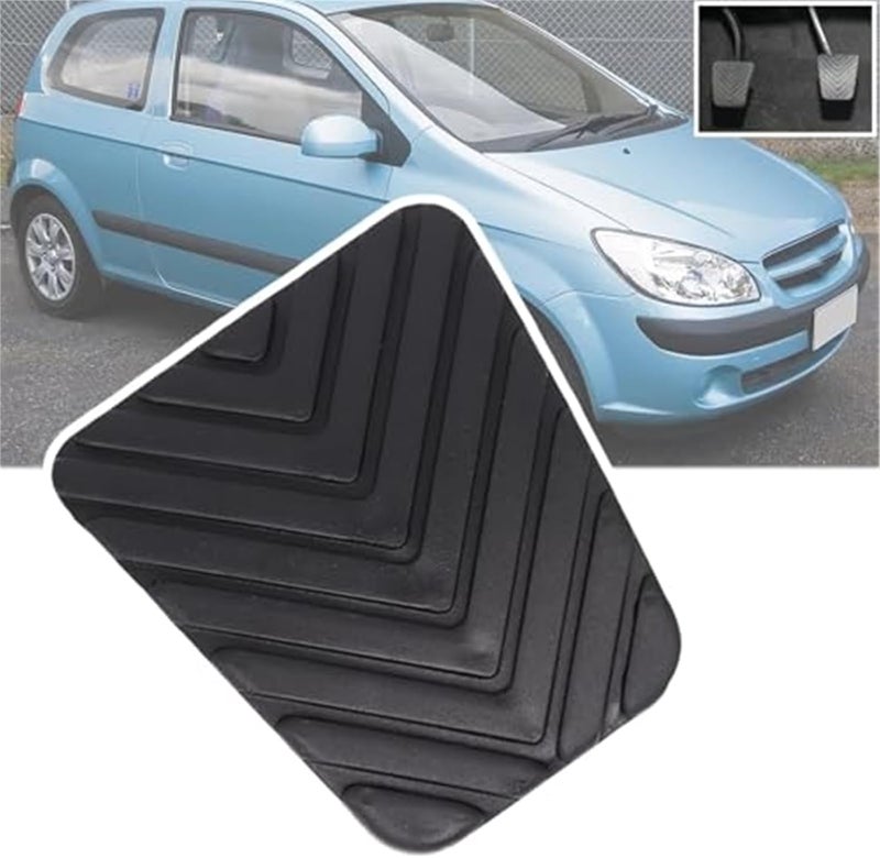 Wivplex Car Brake Clutch Pedal Pad Cover - Black (2 Pieces) - Image 5