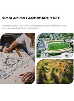 Generic Model Trees Cypress Miniature Artificial Tree Fake Plants Train Trees for Sand Table Models Scene Decoration 2PC Size  - Image 3