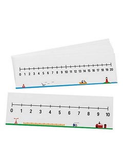 Educational Resources 0-10/0-20 Number Line, Set Of 10, Multi (211557)