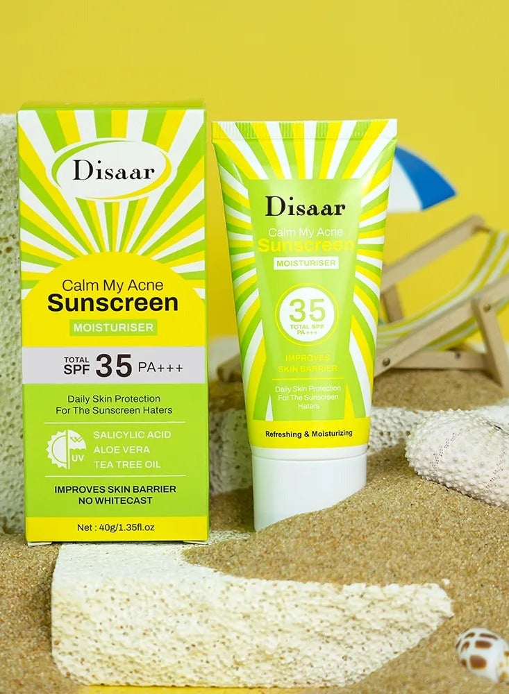 Disaar Sunscreen Moisturiser SPF35 PA+++ / 40 g - Image 1