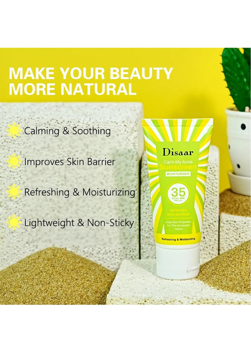 Disaar Sunscreen Moisturiser SPF35 PA+++ / 40 g - Image 2