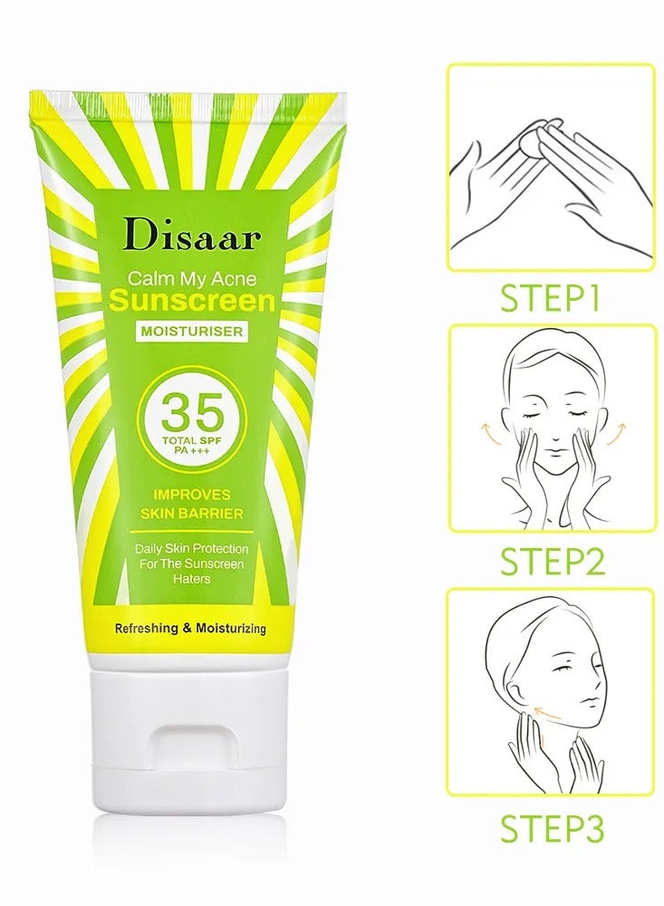 Disaar Sunscreen Moisturiser SPF35 PA+++ / 40 g - Image 3