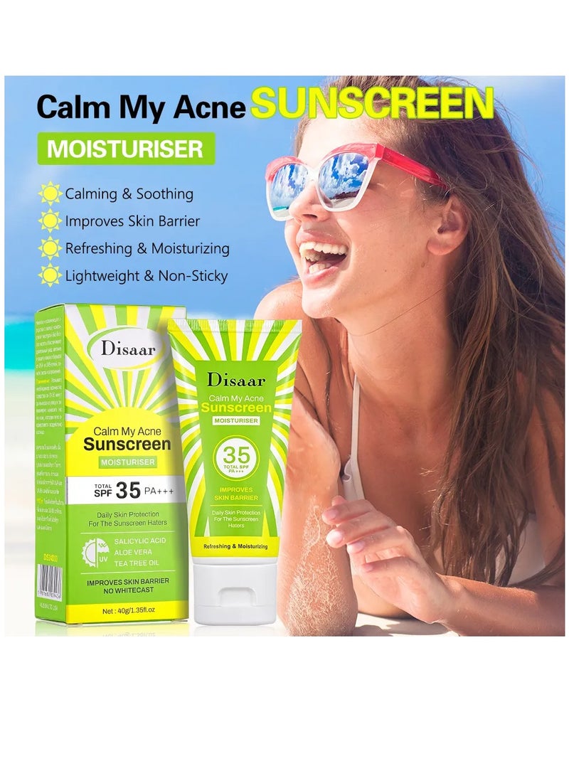 Disaar Sunscreen Moisturiser SPF35 PA+++ / 40 g - Image 4