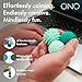 ONO Signets Silicone Magnetic Balls with Textured Dimples Bumps and Waves Fun to Play with Fidget Toy for Adults Help Relieve Stress Anxiety Tension Turquoise Set of 4 - Image 4