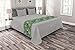 Ambesonne Ambesonne Leaves Bed Runner, Tropical Hawaiian Rainforest Palm and Monstera, Decorative Accent Bedding Scarf for Hotels  - Image 2