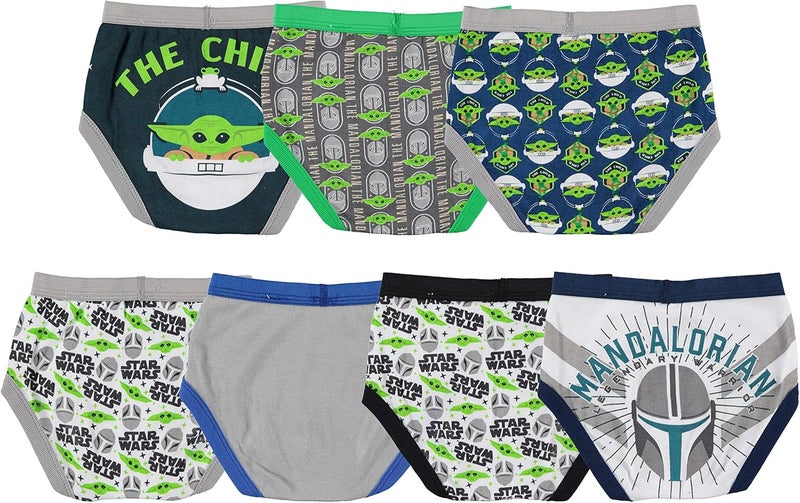 Starwars Baby Yoda Mandalorian Underwear Multipacks Sizes 2/3t, 4t, 4, 6, 8, and 10 - Image 2